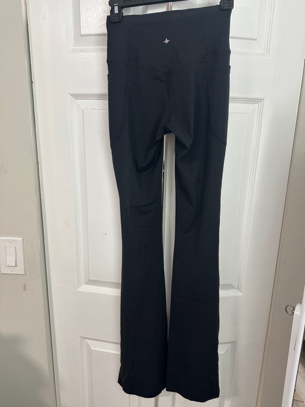 HALARA Black High-Waist Flare Pants - Picture 3 of 4